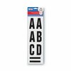 Cosco Letters, Numbers and Symbols, Adhesive, 3", Black, 64 Characters 098132